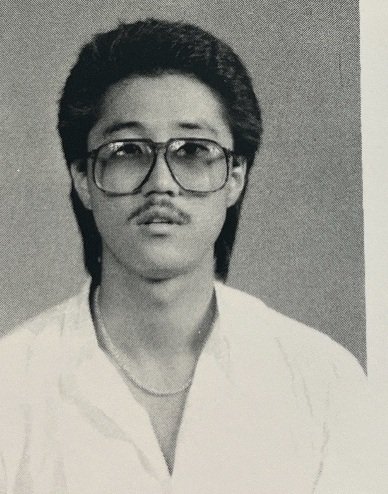 Young Dad, yearbook portrait